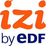 Logo izi by EDF, partenaire de LGF Energy